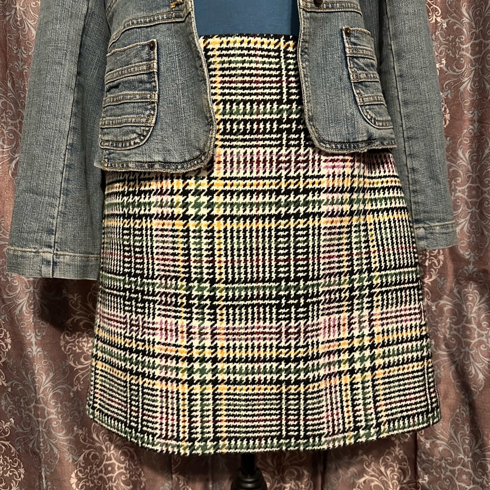 Loft skirt poly/wool blend